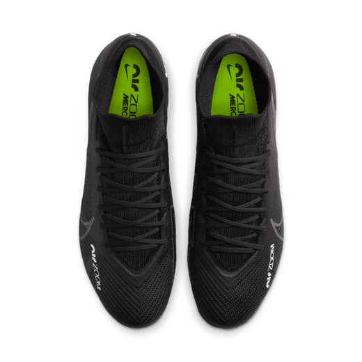 Nike Zoom Mercurial Superfly 9 Pro FG - Black/Smoke Grey/Summit White/Volt Mens Footwear Mens 9 Black/Smoke Grey/Summit White - Third Coast Soccer