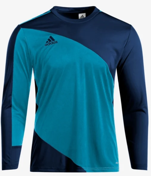 adidas Squadra 21 Goalkeeper Jersey  - Team Navy/Bold Aqua Goalkeeper   - Third Coast Soccer