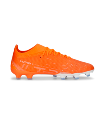 Puma Ultra Match FG - Ultra Orange/White/Blue Glimmer Men's Footwear Closeout   - Third Coast Soccer