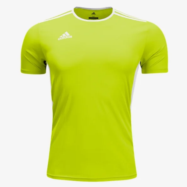 adidas Youth Entrada 18 Jersey - Solar Yellow Jerseys Solar Yellow/White Youth XXSmall - Third Coast Soccer