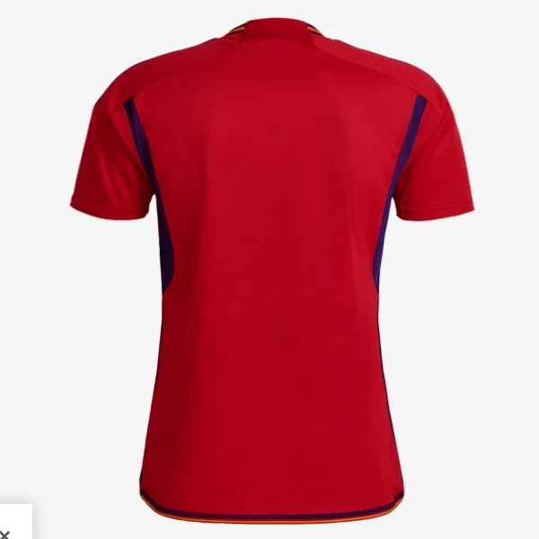 adidas Spain Home Jersey 2022 International Replica Closeout Mens Medium Team Power Red/Team Navy Blue - Third Coast Soccer