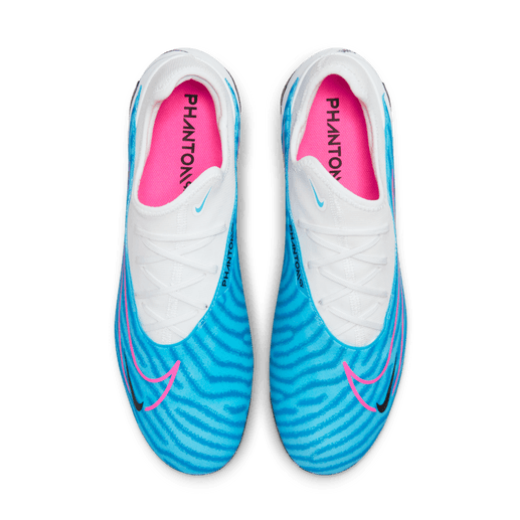 Nike Phantom GX Pro FG - Baltic Blue/Pink Blast/White Men's Footwear Closeout   - Third Coast Soccer