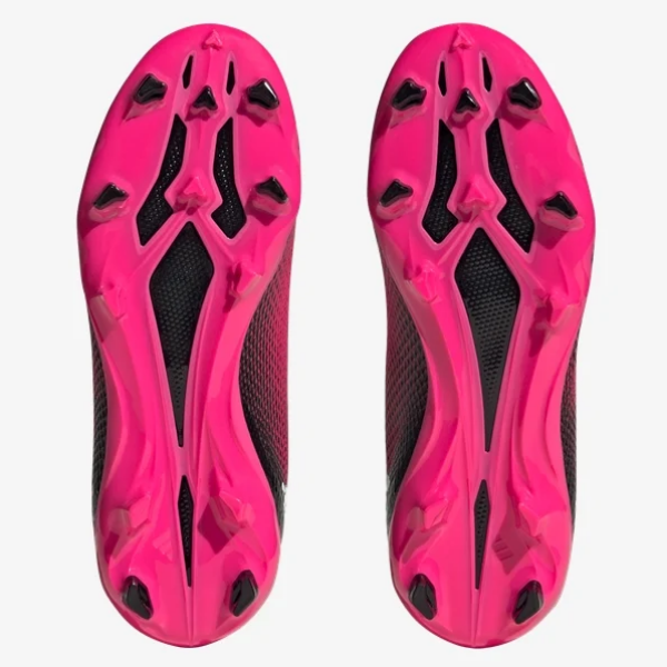 adidas Junior X Speedportal.3 Laceless FG - Shock Pink/White/Black Youth Firm Ground   - Third Coast Soccer