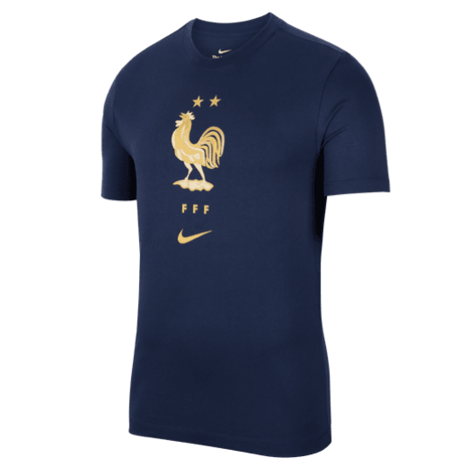 Nike France Crest Tee - Navy International Replica Midnight Navy Mens Small - Third Coast Soccer