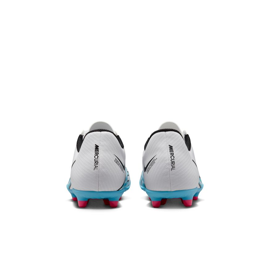 Nike Junior Mercurial Vapor 15 Club FG - White/Baltic Blue/Pink Blast Youth Footwear   - Third Coast Soccer