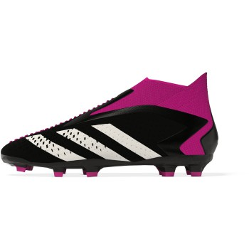 adidas Jr Predator Accuracy+ FG - Black/White/Shock Pink Youth Footwear Closeout Youth 1.5 Black/White/Team Shock Pink - Third Coast Soccer