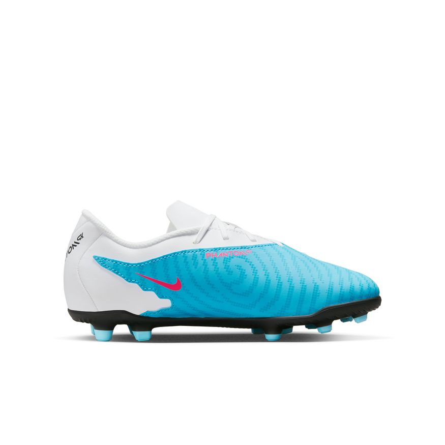 White, Green & Black FG Soccer Cleats - Elite Phantom GX Series