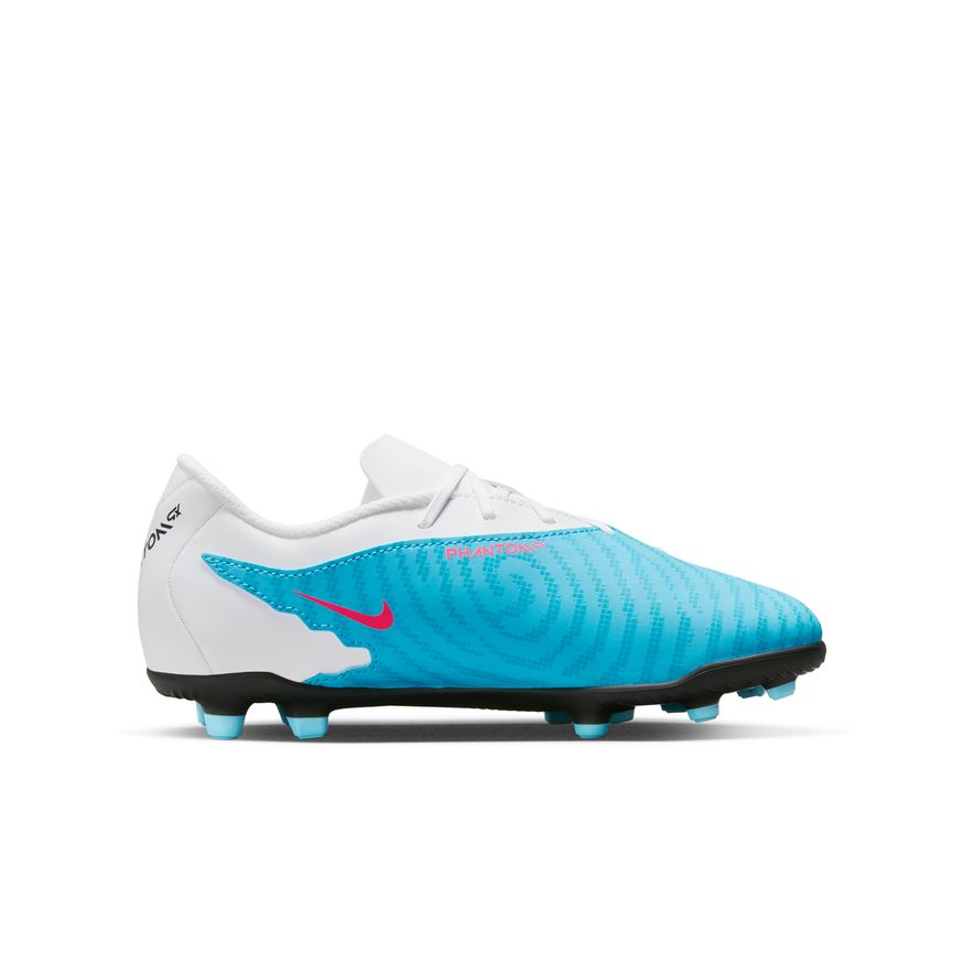 Nike Junior Phantom GX Club FG - Baltic Blue/Pink Blast/White Youth Footwear Closeout Baltic Blue/Pink Blast/White Youth 2.5 - Third Coast Soccer