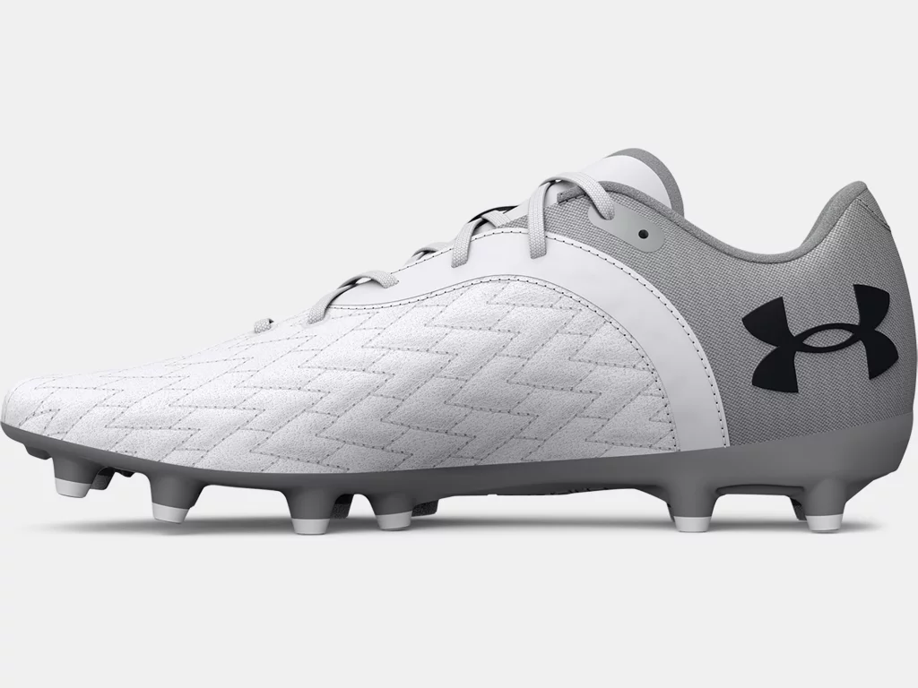Under Armour Magnetico Select 2.0 FG - White Mens Footwear Mens 7.5 White/Metallic Silver - Third Coast Soccer