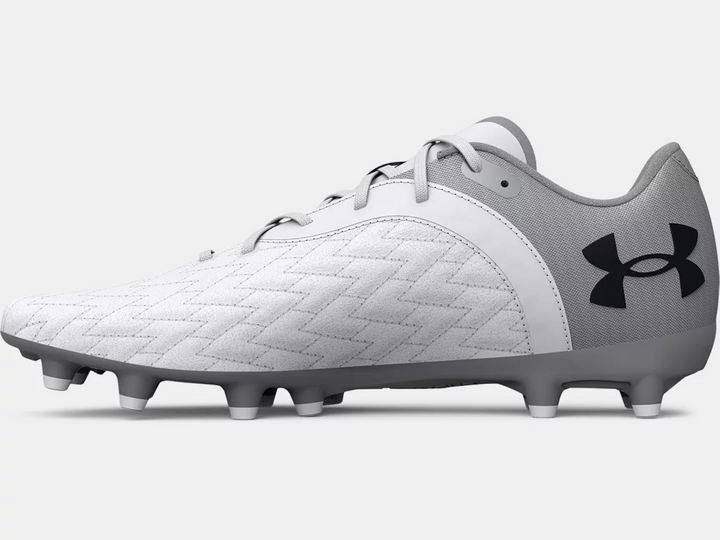 Under Armour Magnetico Select 2.0 FG - White Men's Footwear Closeout White/Metallic Silver Mens 7.5 - Third Coast Soccer