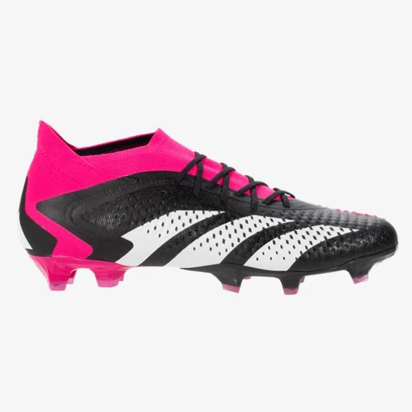 adidas Predator Accuracy.1 FG - Black/White/Shock Pink Men's Footwear Closeout   - Third Coast Soccer