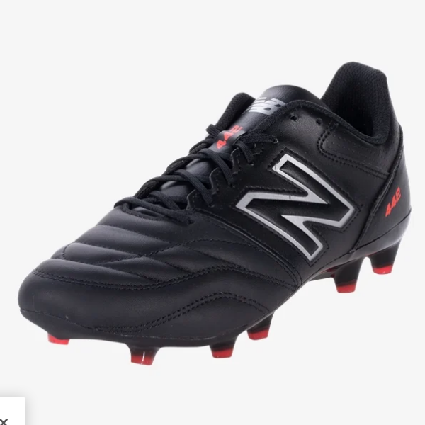 NB 442 V2 Team FG - Black/White Men's Footwear MENS 6.5 BLACK/WHITE - Third Coast Soccer