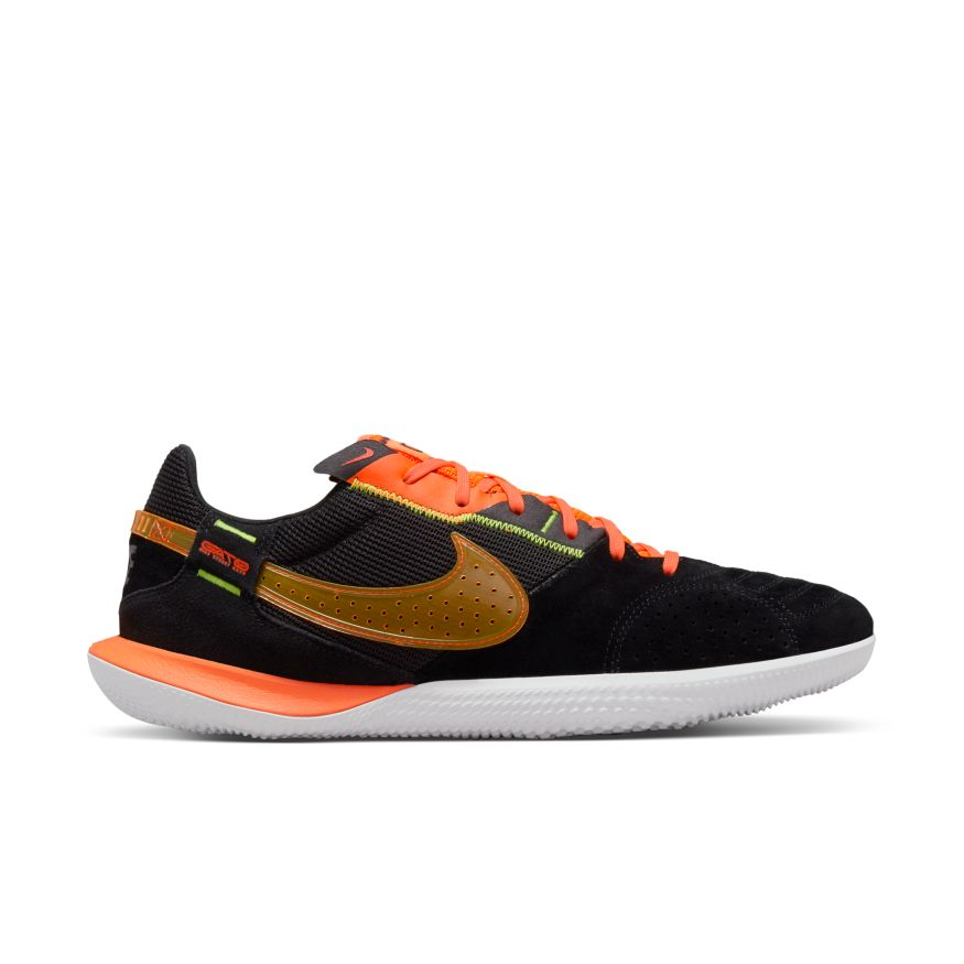 Nike Street Gato - Black/Total Orange/Volt Mens Footwear   - Third Coast Soccer