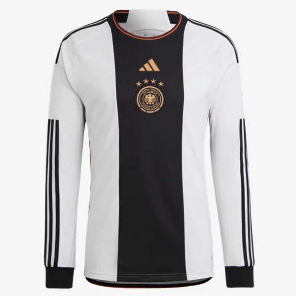 adidas Germany Home Long Sleeve Jersey 2022 International Replica Closeout White Mens Small - Third Coast Soccer