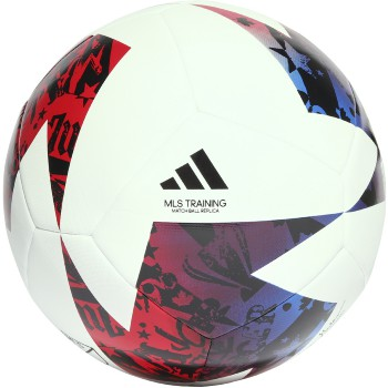 Adidas MLS Training Ball - White/Blue/Red Balls   - Third Coast Soccer