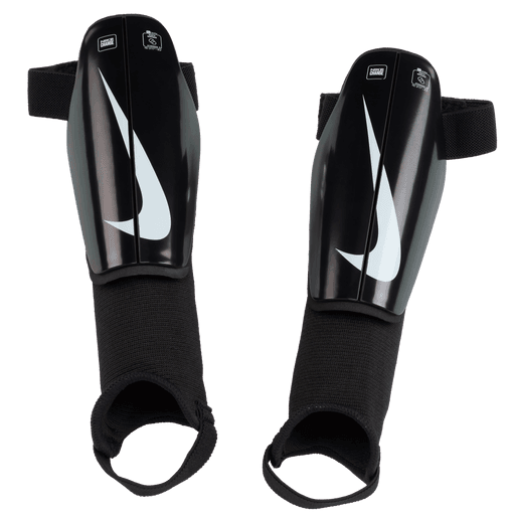 Nike Youth Charge Shinguard - Black/Black/White Equipment Black/White Small - Third Coast Soccer