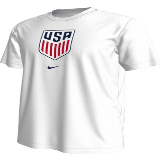 Nike USA Crest Tee - White International Replica   - Third Coast Soccer