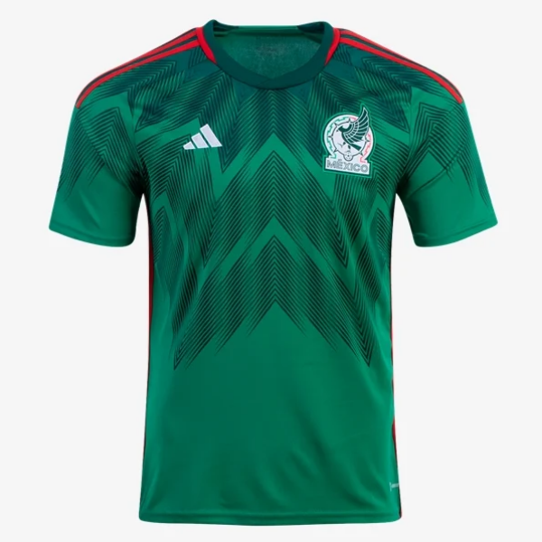 adidas Mexico Home Jersey 2022 International Replica Closeout Vivid Green/Collegiate Green Mens Small - Third Coast Soccer