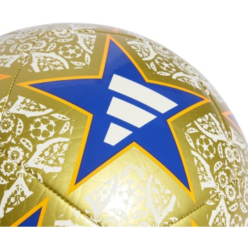 adidas UCL Club Ball - Gold Metallic/Team Royal/Solar Orange Balls   - Third Coast Soccer