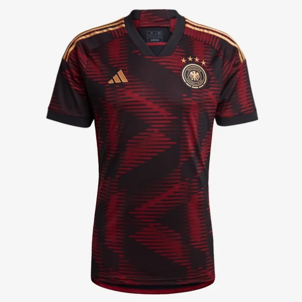 adidas Germany Away Jersey 2022 International Replica Closeout Black/White Mens Small - Third Coast Soccer