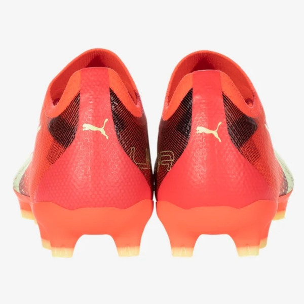 Puma Ultra Match FG - Fiery Coral/Fizzy Light/Puma Black Mens Firm Ground Mens 7.5 Orange - Third Coast Soccer