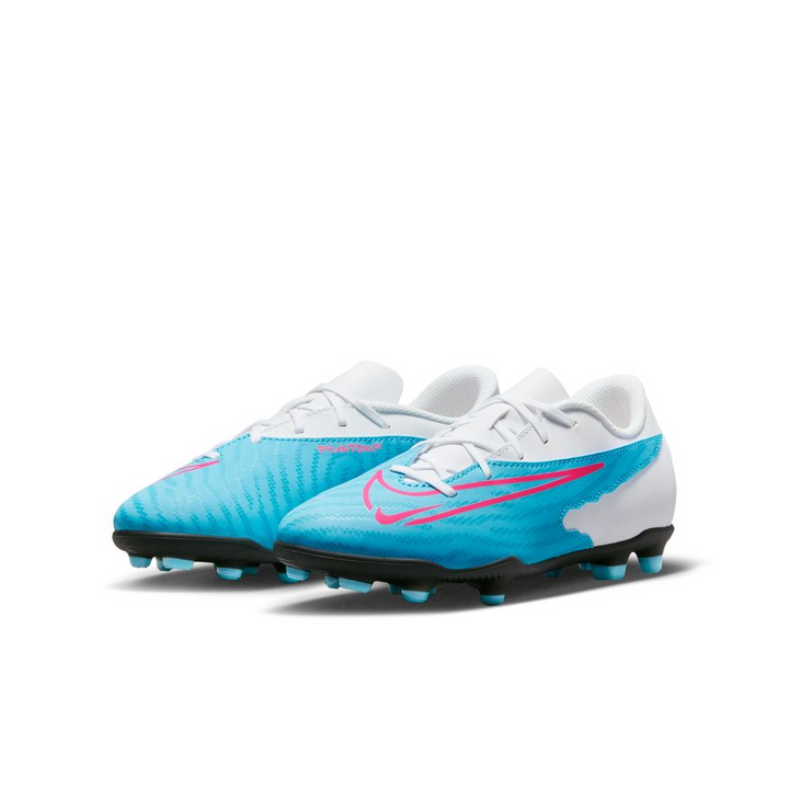 Nike Junior Phantom GX Club FG - Baltic Blue/Pink Blast/White Youth Firm Ground Baltic Blue/Pink Blast/White Youth 1 - Third Coast Soccer