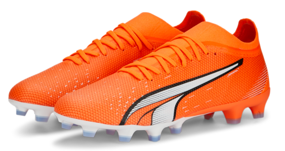 Puma Ultra Match FG - Ultra Orange/White/Blue Glimmer Mens Footwear Mens 7 Ultra Orange/White/Blue - Third Coast Soccer