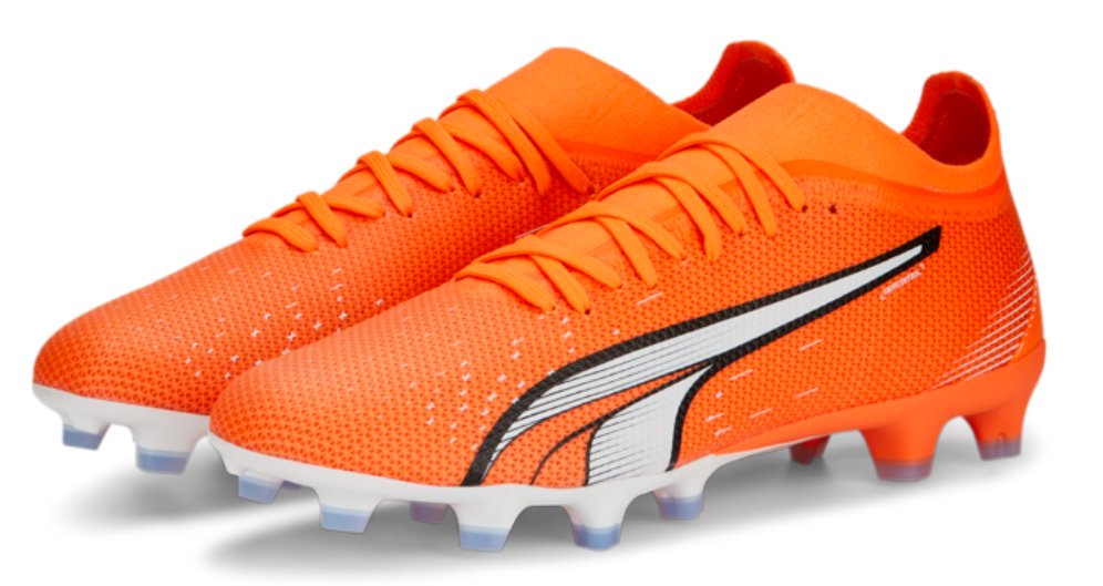 Puma Ultra Match FG - Ultra Orange/White/Blue Glimmer – Third