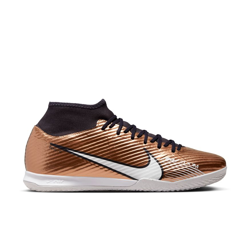 Nike Zoom Mercurial Superly 9 Academy IC - Metallic Copper Men's Footwear Closeout Mens 8 Metallic Copper - Third Coast Soccer