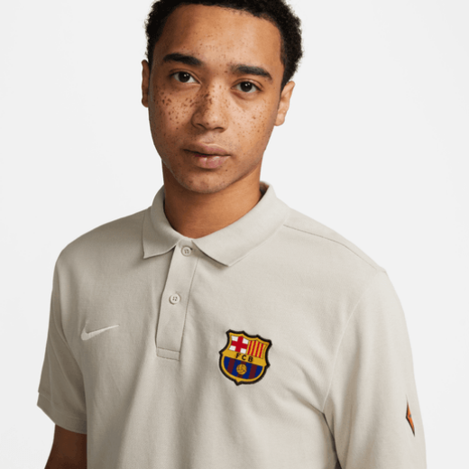 Nike FC Barcelona Pique Polo - String Club Replica String/Deep Royal Blue/White Mens Large - Third Coast Soccer