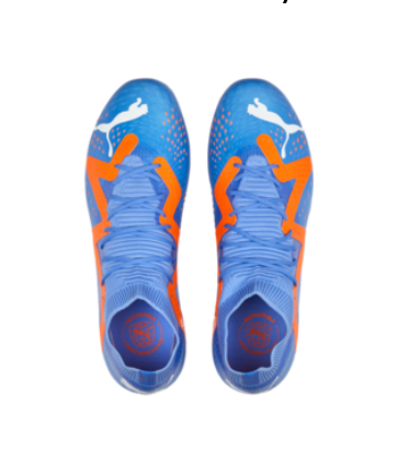Puma Future Match FG - Blue Glimmer/Ultra Orange Men's Footwear Closeout Blue Glimmer/Ultra Orange Mens 8.5 - Third Coast Soccer