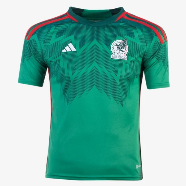 adidas Youth Mexico Home Jersey 2022 International Replica Closeout   - Third Coast Soccer