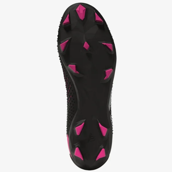 adidas Predator Accuracy.3 FG - Black/White/Shock Pink Men's Footwear Closeout   - Third Coast Soccer