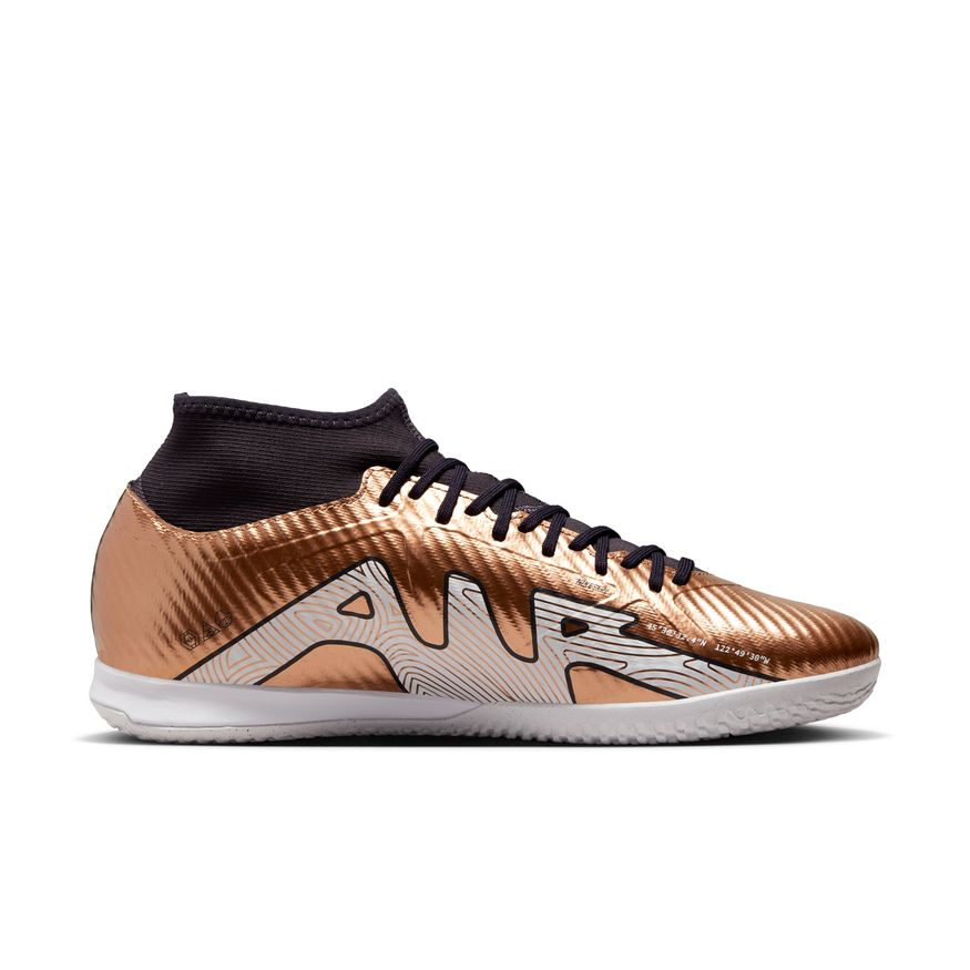 Nike Zoom Mercurial Superly 9 Academy IC - Metallic Copper Men's Footwear Closeout Mens 7.5 Metallic Copper - Third Coast Soccer