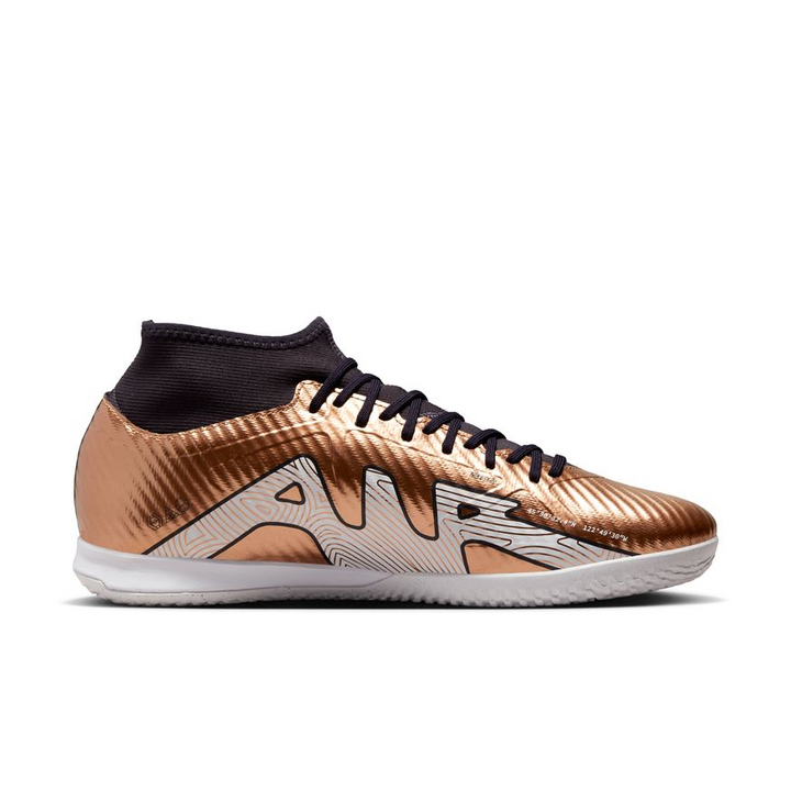 Nike Zoom Mercurial Superly 9 Academy IC - Metallic Copper Men's Footwear Closeout Mens 7.5 Metallic Copper - Third Coast Soccer