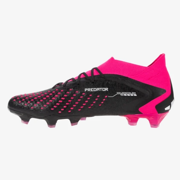 adidas Predator Accuracy.1 FG - Black/White/Shock Pink Men's Footwear Closeout   - Third Coast Soccer