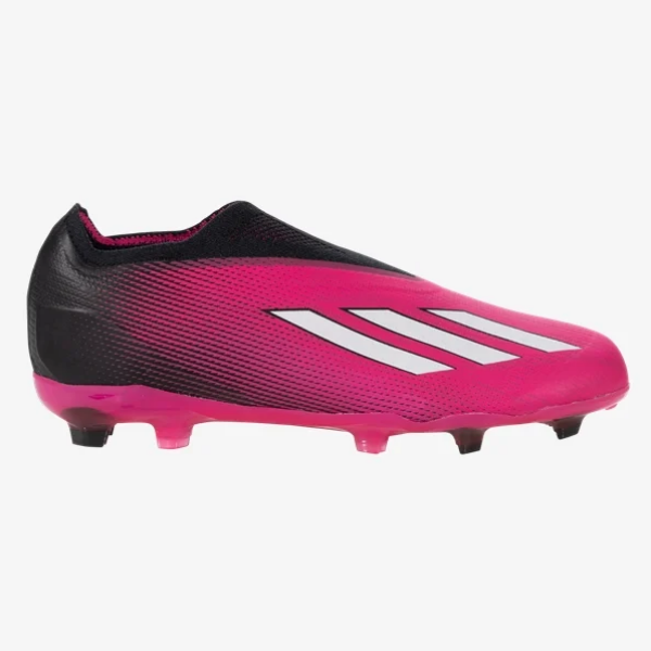 adidas Junior X Speedportal+ FG - Shock Pink/White/Black Youth Firm Ground   - Third Coast Soccer