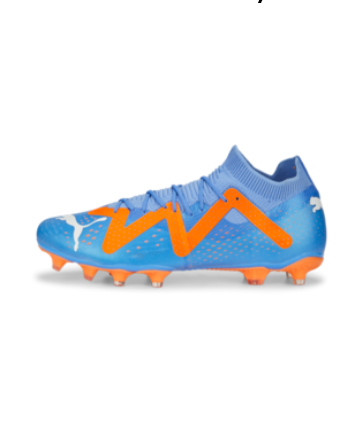Puma Future Match FG - Blue Glimmer/Ultra Orange Men's Footwear Closeout Blue Glimmer/Ultra Orange Mens 8 - Third Coast Soccer