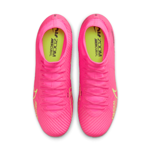 Nike Zoom Mercurial Superfly 9 Academy MG - Pink Blast/Volt Mens Footwear   - Third Coast Soccer