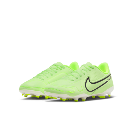 Nike Junior Tiempo Legend 9 Club MG - Barely Volt/Summit White Youth Footwear Youth 1 Barely Volt/Summit White - Third Coast Soccer