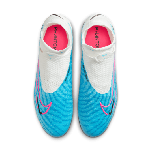 Nike Gripknit Phantom Gx Elite Dynamic Fit FG - Baltic Blue/Pink Blast/White  Mens 8 Baltic Blue/Pink Blast/White - Third Coast Soccer