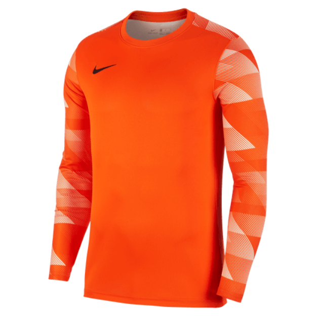 Nike Park IV LS Goalkeeper Jersey - Safety Orange Goalkeeper Safety Orange/White/Black Mens Small - Third Coast Soccer