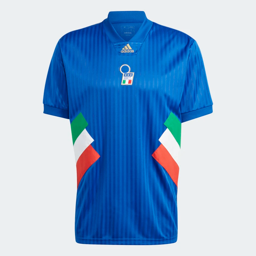 adidas Italy Icon Jersey International Replica Team Royal Mens Small - Third Coast Soccer