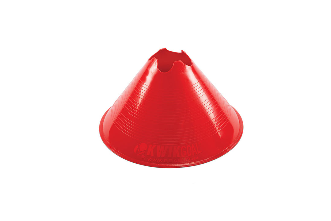 Kwikgoal Jumbo Disc Cone - Red Coaching Accessories RED PACK - Third Coast Soccer