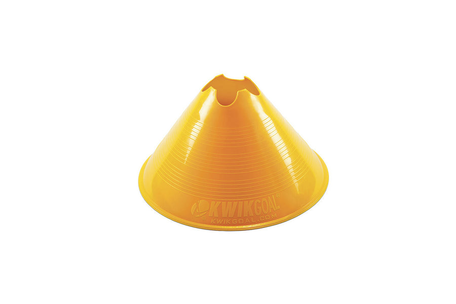 Kwikgoal Jumbo Disc Cone - Yellow Coaching Accessories Yellow Pack - Third Coast Soccer