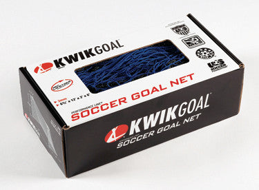 KWIKGOAL Junior Recreational Net - 6 1/2H x 12W x 2D x 6B, 120mm mesh, Solid Braid Knotless Nets EACH 6.5'H X 12'W X 2'D X 6'B - Third Coast Soccer