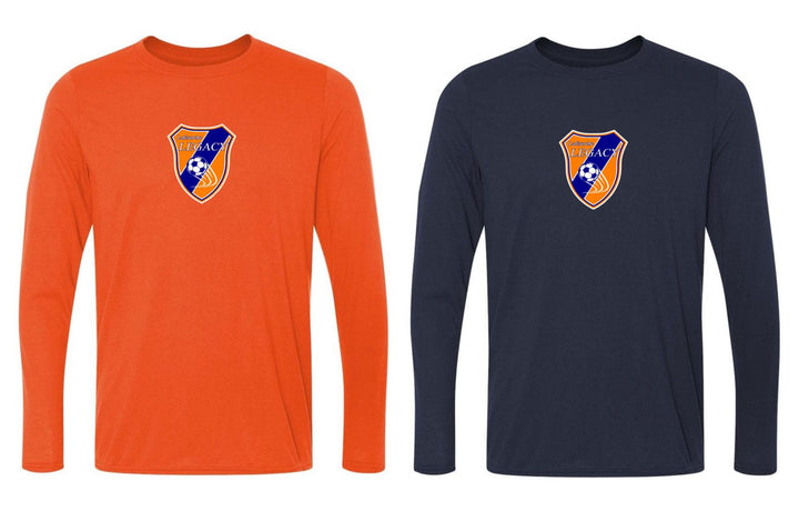Lefourche Legacy Long-sleeve T-shirt - Navy or Orange    - Third Coast Soccer