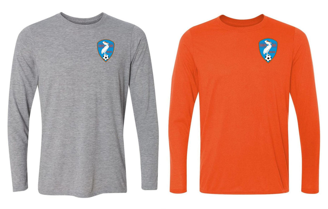 Southside Youth Soccer Long Sleeve T-Shirt SYS Spiritwear Sport Grey Mens Small - Third Coast Soccer