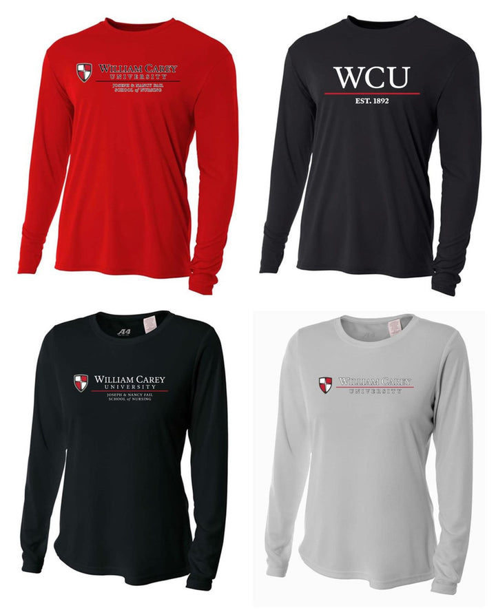 WCU School Of Nursing Men's Long-Sleeve Performance Shirt WCU Nursing   - Third Coast Soccer