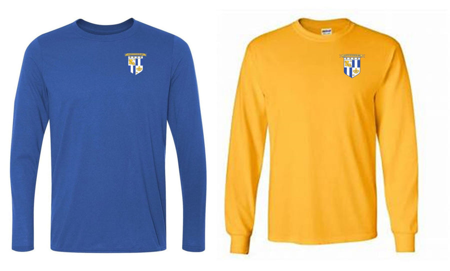 LYSA Long Sleeved T-Shirt - Royal or Gold LYSA Spiritwear ROYAL WOMENS 2XLARGE - Third Coast Soccer